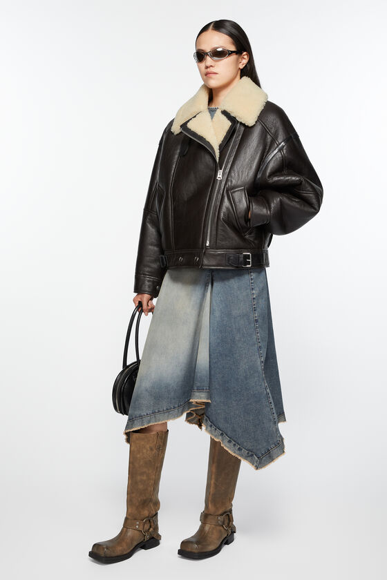 (image for) Amazing Leather shearling jacket